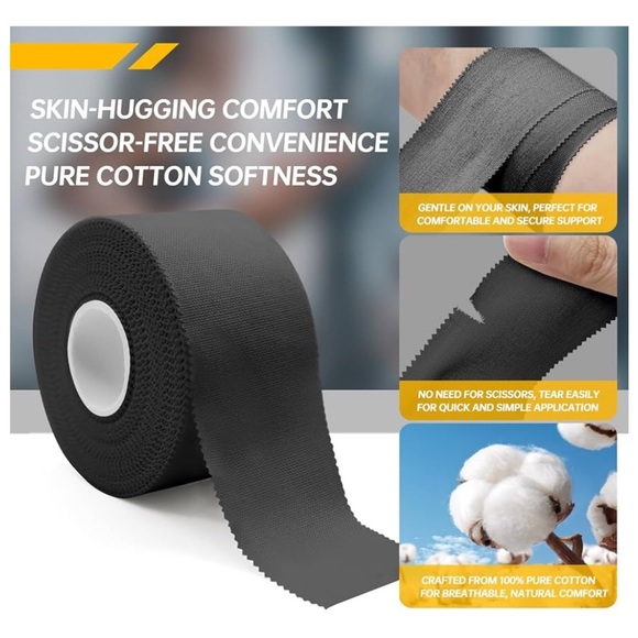Dimora Black Pre-Wrap & Athletic Tape Bundle - Picture 9 of 9